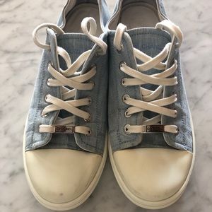 Chanel chambray sneaker